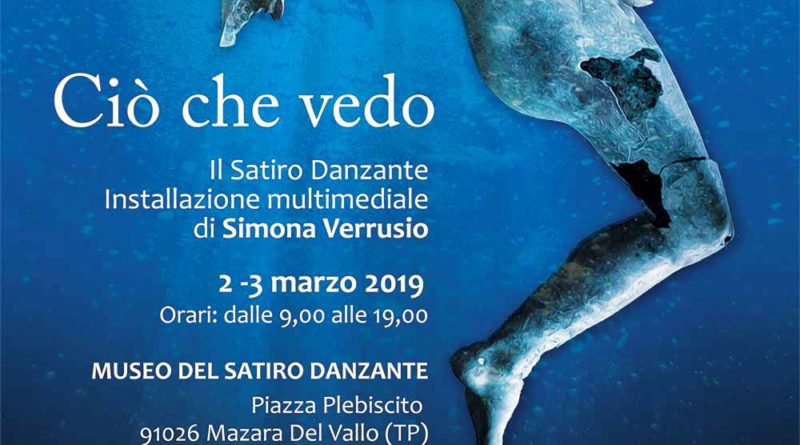 Il Satiro Danzante Nell Installazione Multimediale Di Simona Verrusio 2 3 Marzo 2019 Museo Satiro Danzante Mazara Del Vallo Tele8